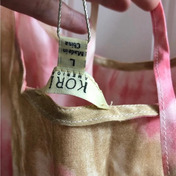 NWT Kori Brand Tie Dye Romper size large - Picture 5 of 6